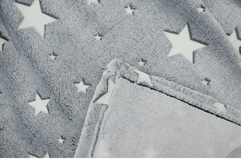 Glow-in-the-Dark Flannel Blanket