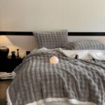 Double-Layer Blanket Double-Layer Rabbit Fur Blanket (Lambswool + Rabbit Fur)