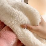 Double-Layer Blanket Double-Layer Rabbit Fur Blanket (Lambswool + Rabbit Fur)
