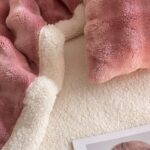 Double-Layer Blanket Double-Layer Rabbit Fur Blanket (Lambswool + Rabbit Fur)