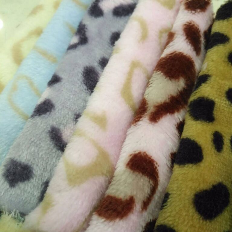 Flannel Printed Flannel & Coral Fleece